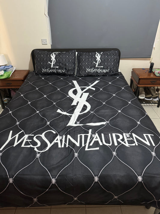 YSl High End Designer Fashion Bedding