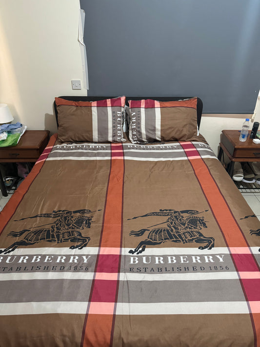 Burberry High End Designer Fashion Bedding